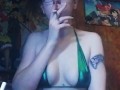 Sharkky Smoking In Lingerie 