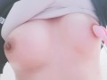乳首クリップとバイブでオナニー