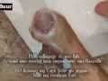 Cleaning my Cock befor sex session with my Arab Girl. زب مغربي