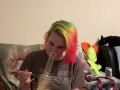 Smoking blowjob 