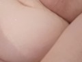 Quick bath time tease! Huge tits, shaved blonde pussy