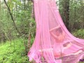 Babe Blowjob Dick and Doggystyle Outdoor in the Tent