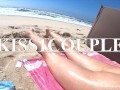Handjob on the beach
