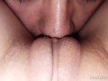 Boyfriend Pussy Licking to Intensive Orgasm