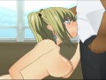 Super Deep Throat - Misa Amane chokes on a big dick