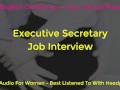 Daddy Dom Boss and Secretary Job Interview - Erotic Audio for Women - Against the Wall