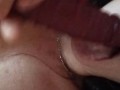 Sloppy dildo tease