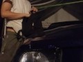 Playing on the stang