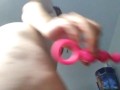 LOUD Screaming PAWG SOLO ANAL Gspot Orgasm New Small BUTT Toy! Real First Time! Girl Cums HARD!