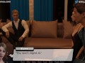 Pandora's Box #16: Two lesbian swingers having fun with a strap-on (HD gameplay)