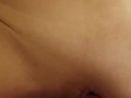 Cumming on wife's pussy after she uses vibrator