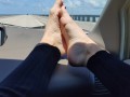My feet at 7 mile bridge fl