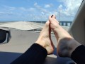 My feet at 7 mile bridge fl