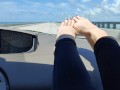 My feet at 7 mile bridge fl
