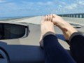 My feet at 7 mile bridge fl