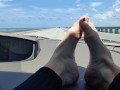 My feet at 7 mile bridge fl