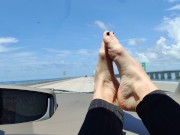 My feet at 7 mile bridge fl