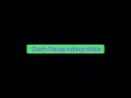 Goth pawg rides dick