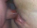 Period sex with my girl I cum on her pussy