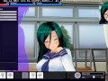 3D HENTAI schoolgirl masturbates in the classroom