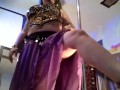 Veiled arabic goddess sexy bellydancing striptease Arab ass worship