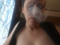 Smoking blowjob 