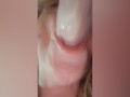 Daddy loves to Fuck my face - Real Close up Deepthroat