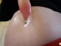 BBW BELLY BUTTON FETISH DILDO NAVEL FUCK