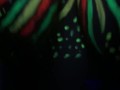 Fucking around with paint and black lights. 