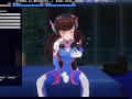 3D HENTAI OVERWATCH DVA masturbation orgasm