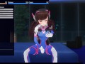 3D HENTAI OVERWATCH DVA masturbation orgasm