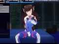 3D HENTAI OVERWATCH DVA masturbation orgasm