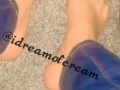 Pretty feet Red toes Fetish