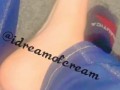 Pretty feet Red toes Fetish