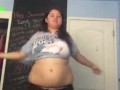 Strip dancing in girlfriends bedroom (Old Video)