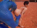 Wild Life Blue lizard scaly porn (Jenny and Corbac)