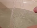 Bathtub pee