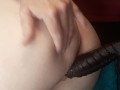 Squirting from anal training - Milf loves being filled...