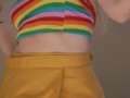 Dancing out of a shirt ENF