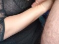 MILF GIVES BEST HANDJOB WITH TIT CUMSHOT