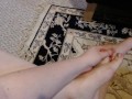 Lotioning Up My Feet | Rubbing and Massage