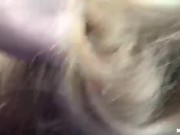 Public parking blowjob in the car outside the mall - Mya Quinn