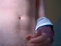 Left hand wank with cumshot