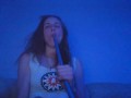 SEXY DANCE WITH HOOKAH SITTING ON SOFA IN BLUE LIGHT