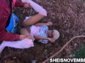 Msnovember Father In Law Getting Her Little Ebony Pussy Ready To Fuck On Forest Floor POV 60fps