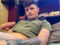 Hot Teen guy caught jerking off in bed 