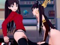 FATE RIN TOHSAKA AND ISHTAR 3D HENTAI