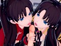 FATE RIN TOHSAKA AND ISHTAR 3D HENTAI