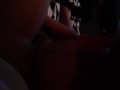 Step-sister making step-brother cum in her mouth