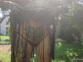 I creampied my hot slutty wife in the garden